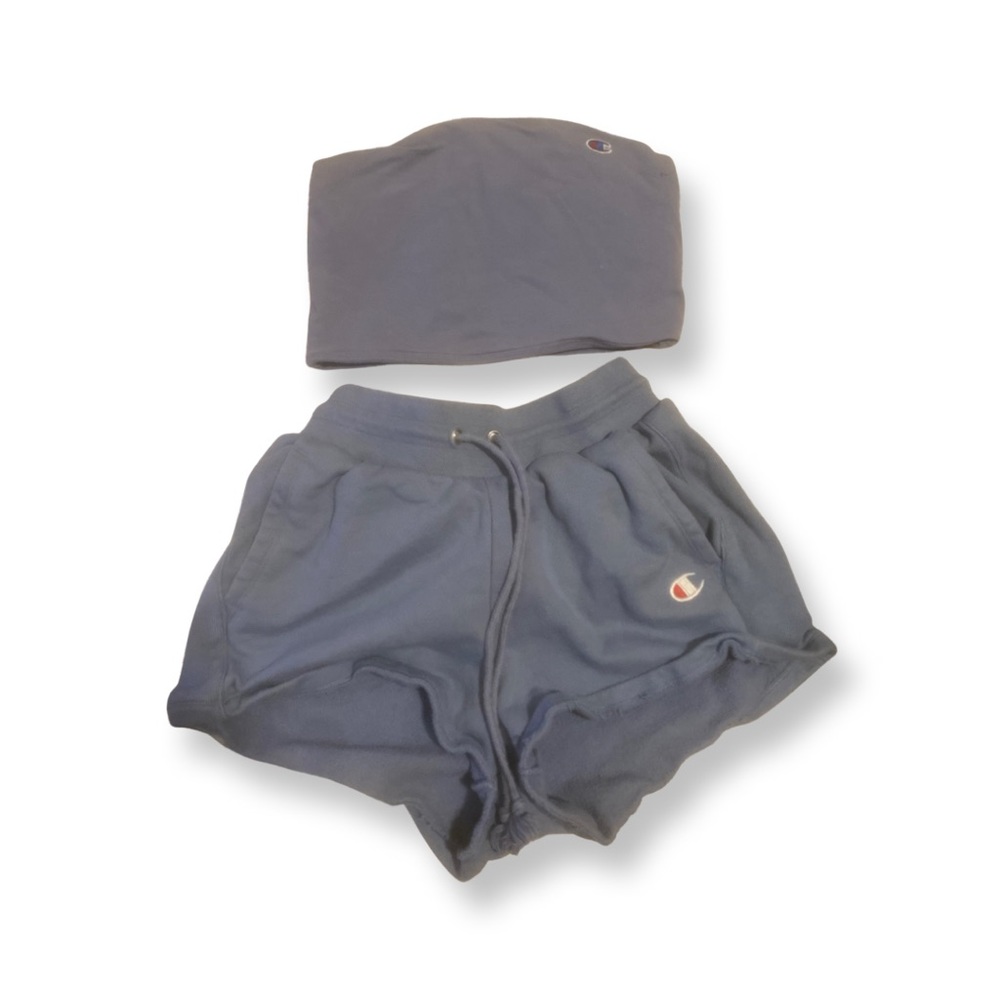 Powder blue Womens Champion 2 piece set